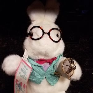 Vintage white rabbit